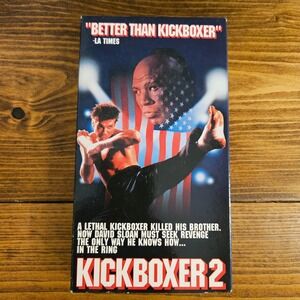 Kickboxer 2 (1990) VHS –‎ HBO Home Video – Martial Arts Action Movie